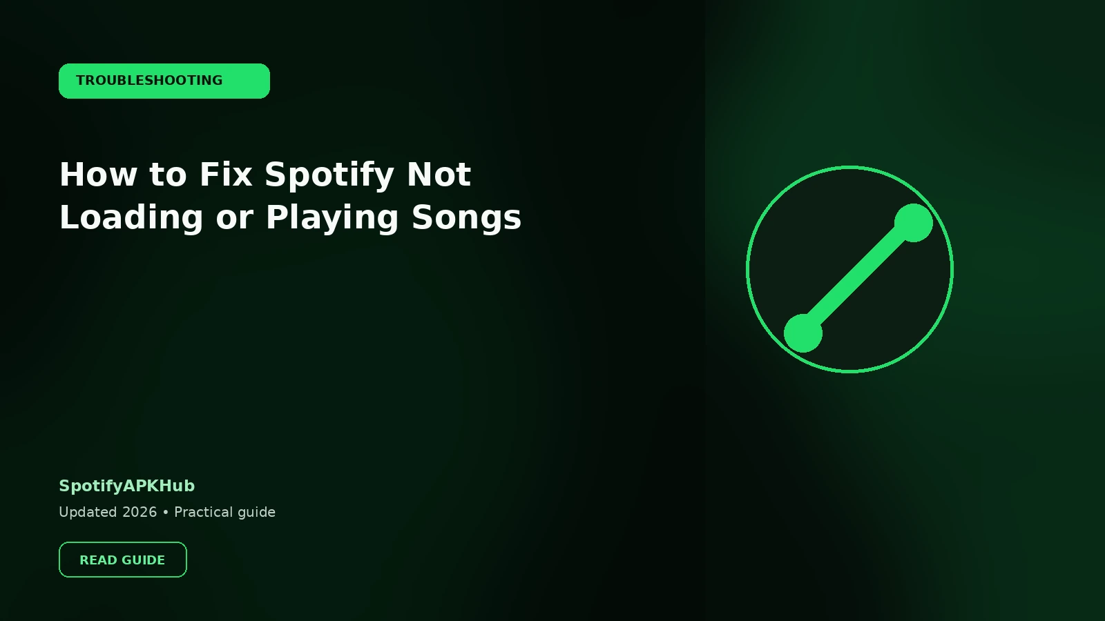 How to Fix Spotify Not Loading or Playing Songs