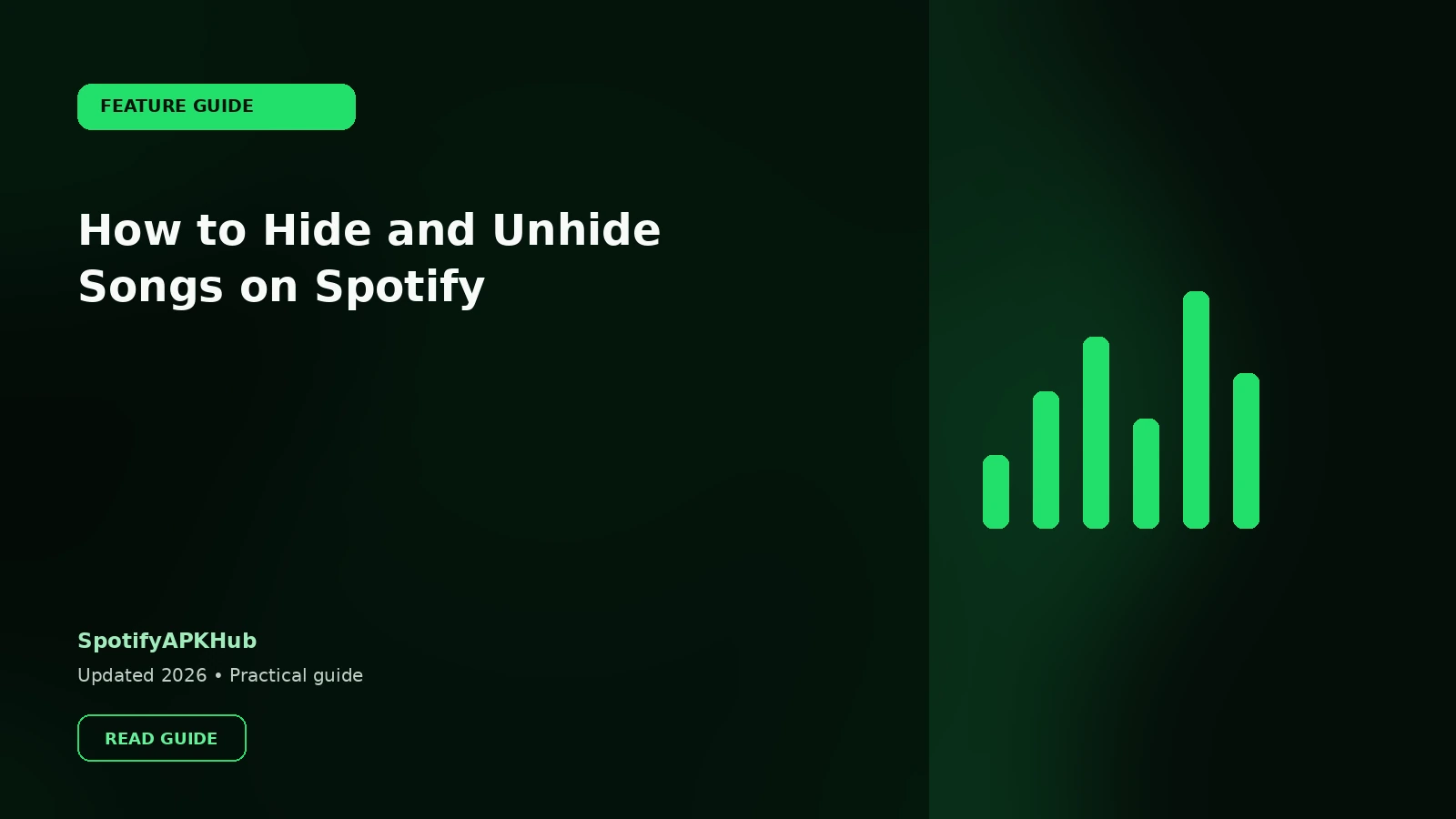 How to Hide and Unhide Songs on Spotify