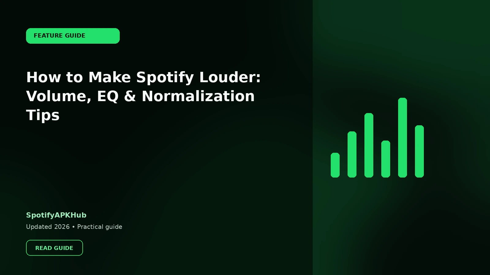 How to Make Spotify Louder: Volume, EQ & Normalization Tips