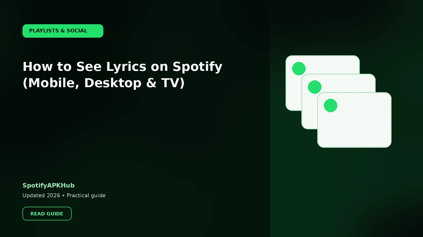 How to See Lyrics on Spotify (Mobile, Desktop & TV)
