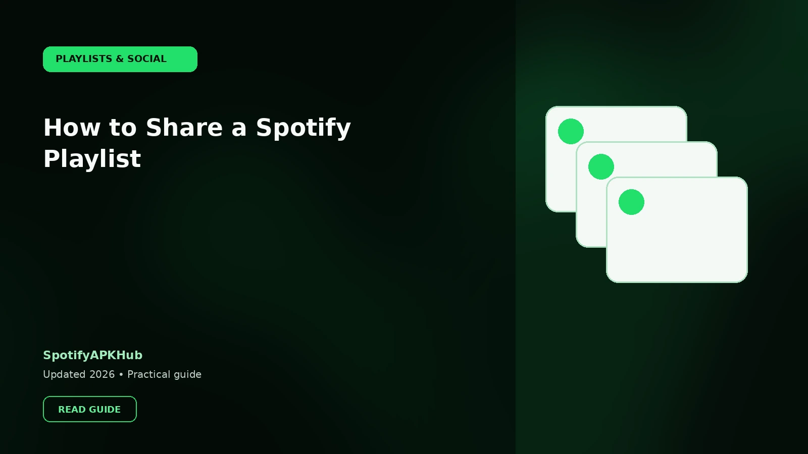 How to Share a Spotify Playlist