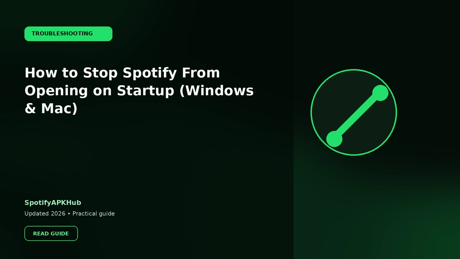 How to Stop Spotify From Opening on Startup (Windows & Mac)