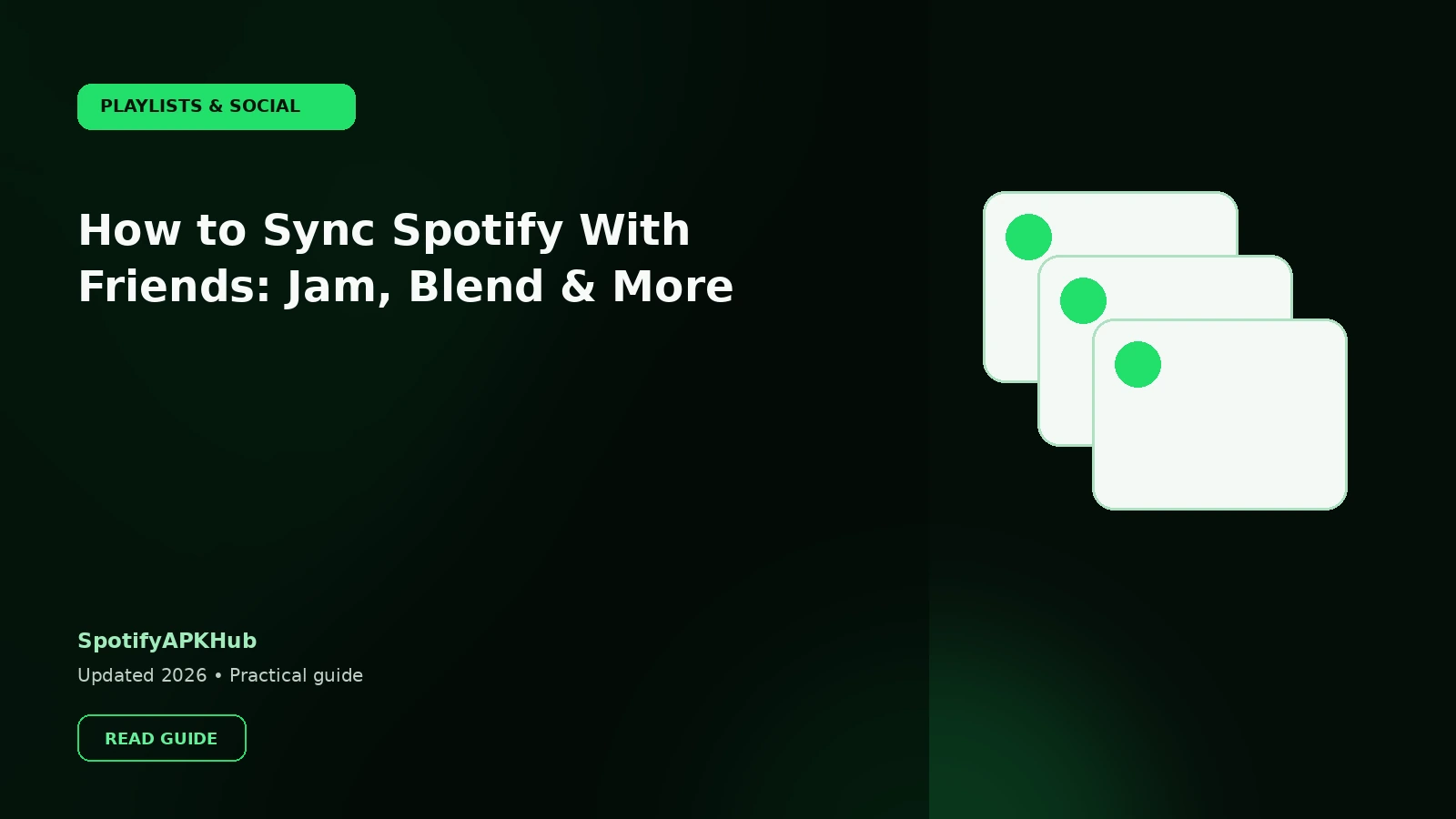 How to Sync Spotify With Friends: Jam, Blend & More
