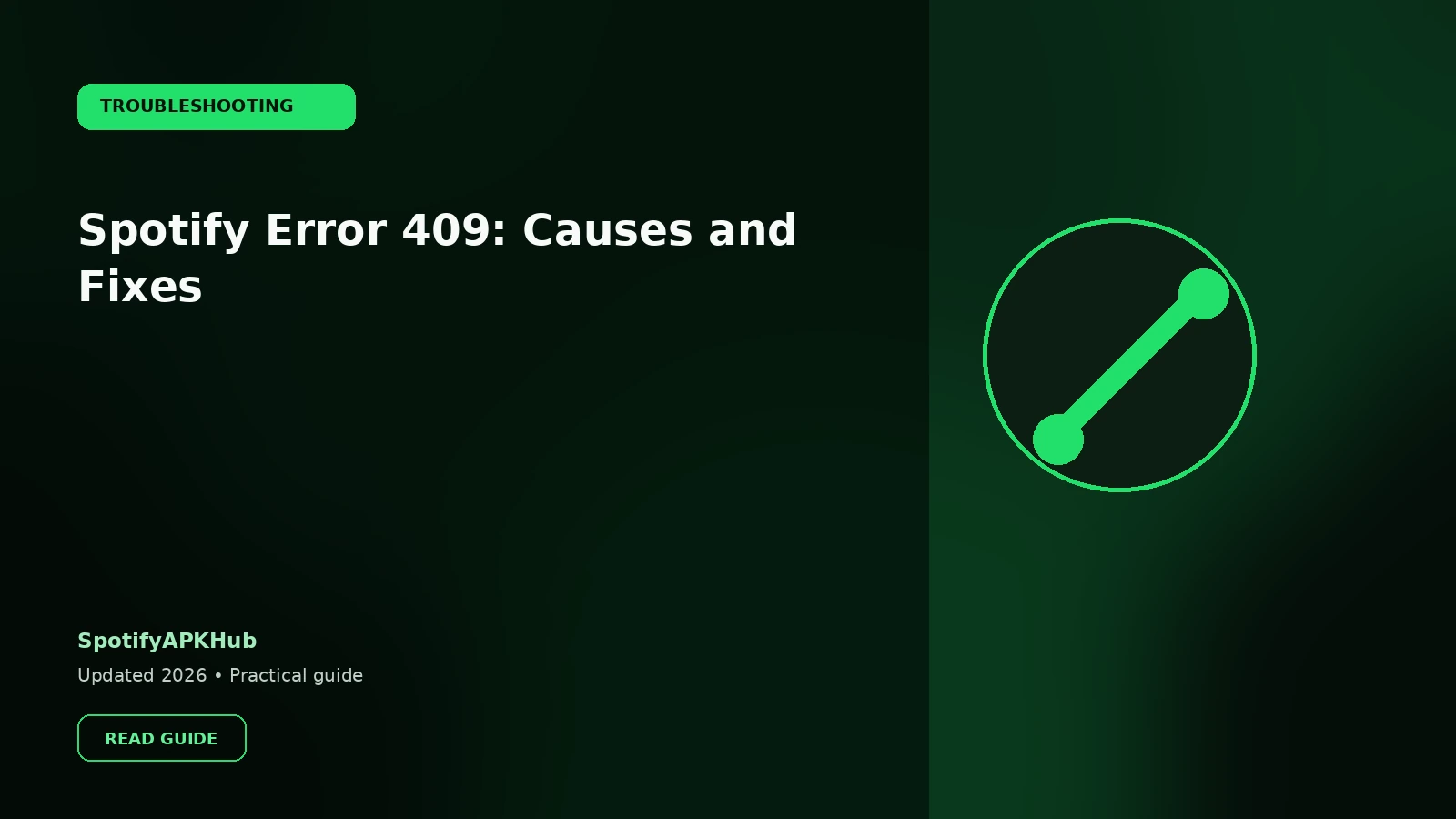 Spotify Error 409: Causes and Fixes