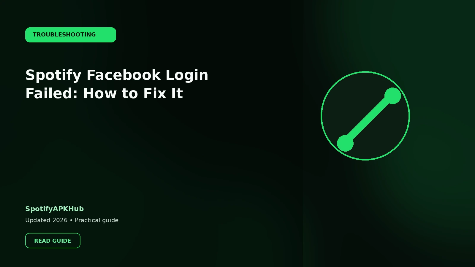 Spotify Facebook Login Failed: How to Fix It