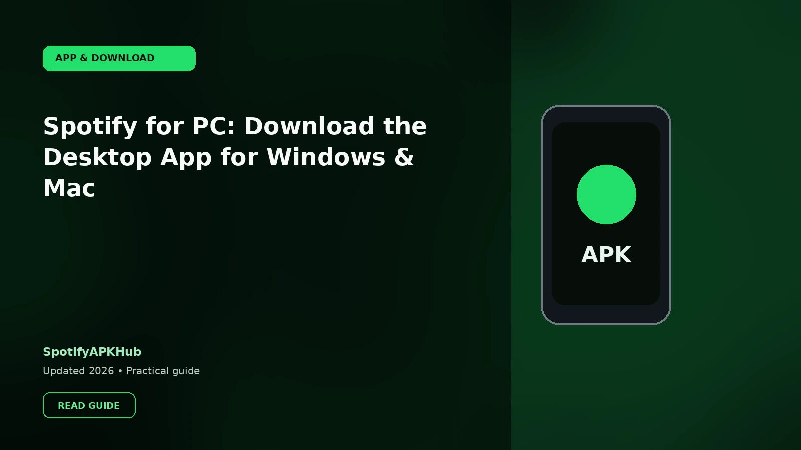 Spotify for PC: Download the Desktop App for Windows & Mac