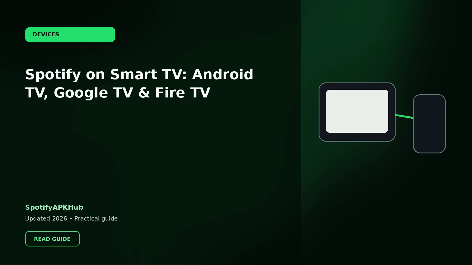 Spotify on Smart TV: Android TV, Google TV & Fire TV