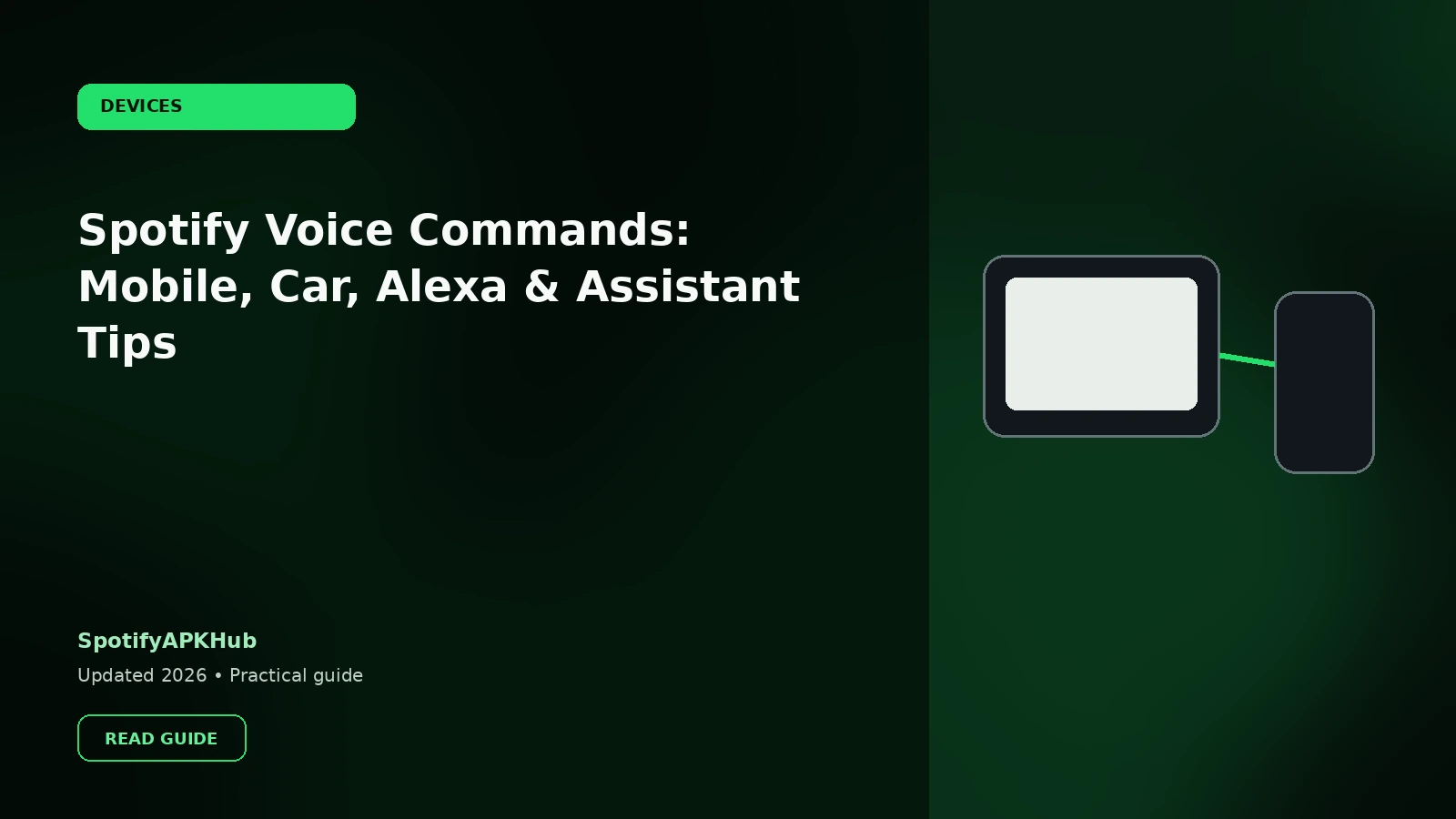 Spotify Voice Commands: Mobile, Car, Alexa & Assistant Tips