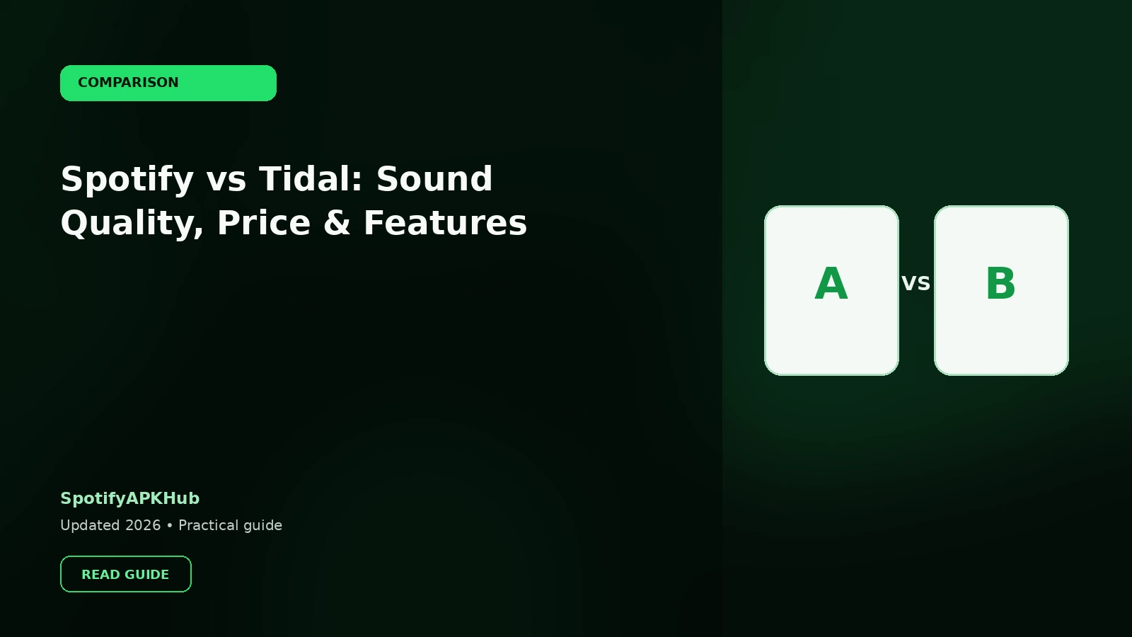 Spotify vs Tidal: Sound Quality, Price & Features
