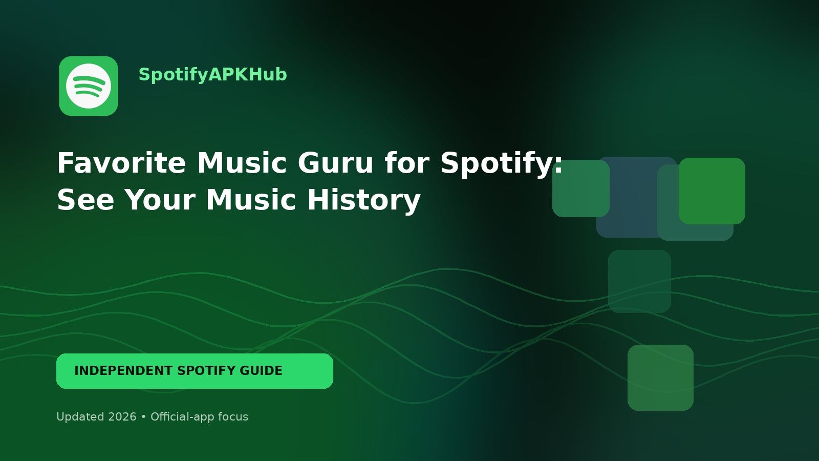 Favorite Music Guru for Spotify: See Your Music History