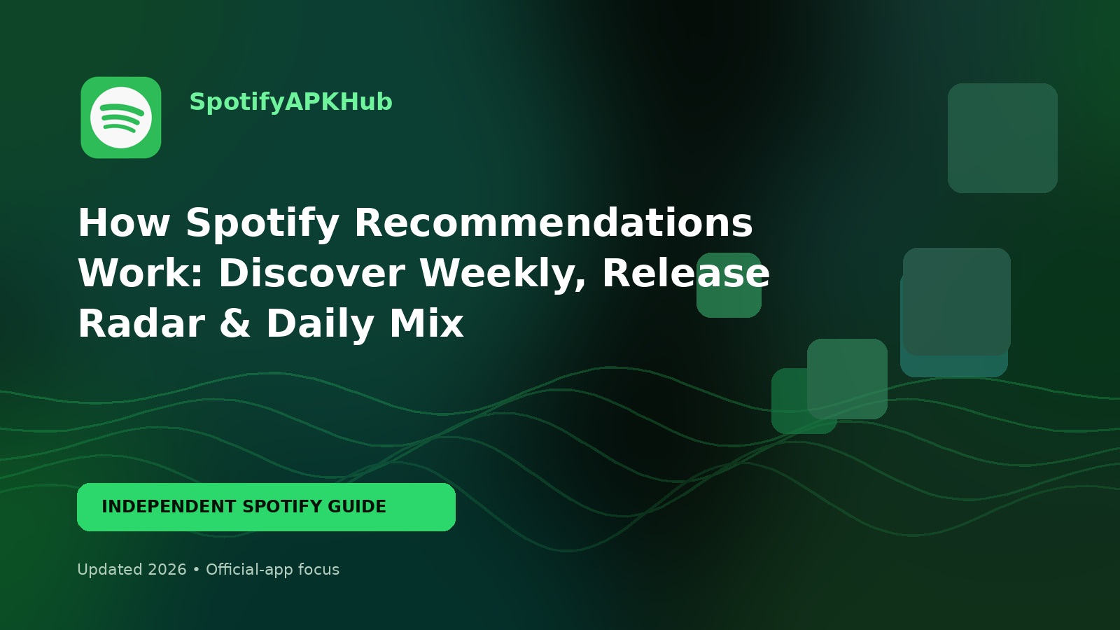 How Spotify Recommendations Work: Discover Weekly, Release Radar & Daily Mix