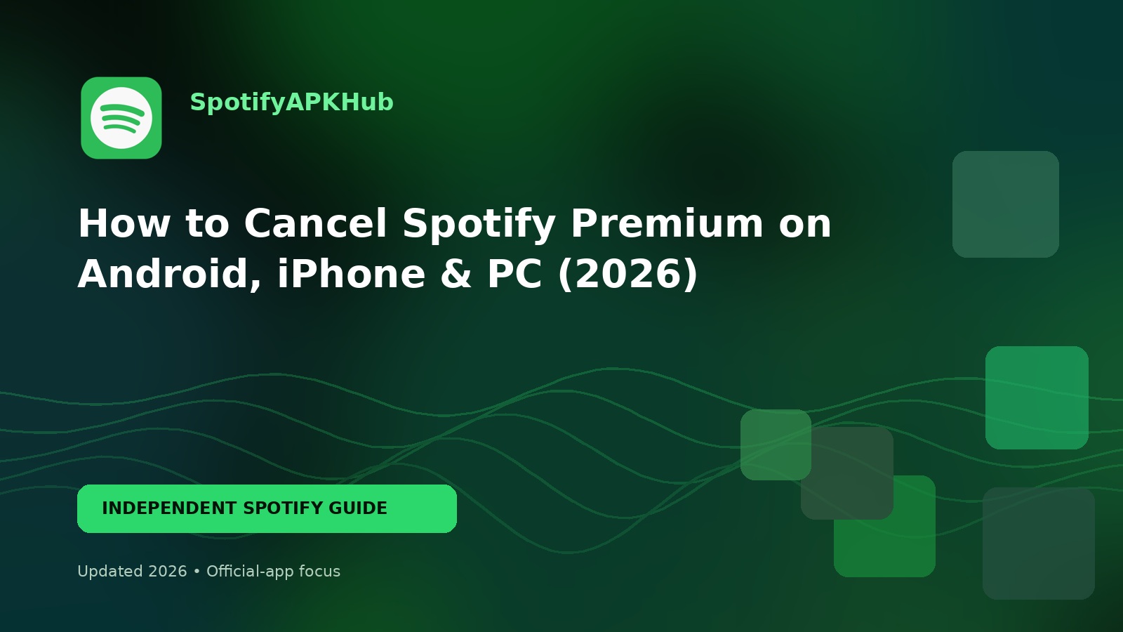 How to Cancel Spotify Premium on Android, iPhone & PC (2026)